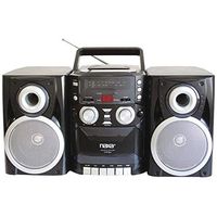 NAXA NPB426 Portable CD Player with AM/FM Radio, Cassette & Detachable Speakers consumer electronics Electronics