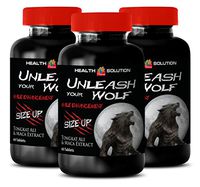 Stinging Nettle Root Extract - Unleash Your Wolf - Size UP - Testosterone Booster (3 Bottles)