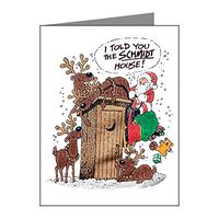 Note Card Santa Claus Told The Schmidt House