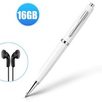 16GB Digital Voice Sound Activated Recorder，TOOBOM Mini Voice Recorder for Lectures Meetings,Portable USB Recording Device with Playback,MP3,Rechargable