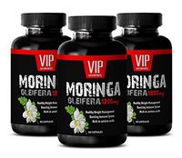 Fat Loss and Muscle gain - Moringa OLEIFERA 1200MG - Moringa Weight Loss Capsules - 3 Bottles (180 Capsules)