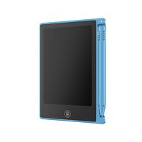 Fine LCD Writing Tablet, 4.5 inch Writing Board Doodle Board, Electronic Doodle Pads Drawing Board Gift for Kids and Adults at Home,School and Office (Blue)