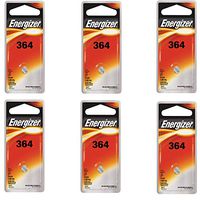 Energizer 364BPZ Zero Mercury Battery - 6 Pack