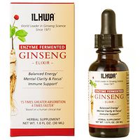 ILHWA Fermented Panax Korean Ginseng Liquid Extract - Highest Efficacy Ginseng 12% Ginsenoside 2-3 time More Ginsenosides Than Red Panax Ginseng - 4 Pack of 1 Ounce 30 Milliliter 60 Servings