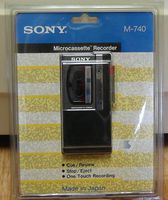 Sony Microcassette Recorder M-740