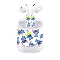 Bellagione Cartoon Character Theme Airpod Sticker AirPod Accessories Portable&Protective PVC Skin Cover Apple Airpod (Stitch)