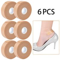 Heel Tape Heel Cushion Pads Heel Grips Protector, High Heel Anti-Friction Anti-wear Non-Slip Heel Patch High Heel Grips/Heel Pads,Self-Adhesive Foot Care Protector (6)