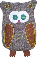 HUGO FROSCH, 0.8L Kids Eco Hot Water Bottle with Animal Cover, Cute Owl, Highest Quality - Made in Germany