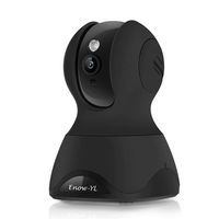 Home Security Camera, Enow-YL Baby Monitor Wireless Pet IP Camera 1080P HD Indoor Wifi Dome Camera with Motion Detection Night Vision 2 Way Audio Cloud Service, Work with Alexa (Black)