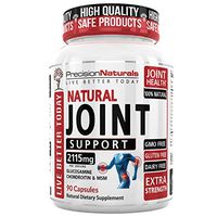 Joint Support Formula Glucosamine Sulfate + Chondroitin + MSM + Curcumin - Extra Strength - Natural Health Support for Pain Relief, Soreness - 90 Tablets Non GMO Gluten Free Advanced Natural Health