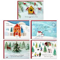 Hallmark Paper Wonder Pop Up Christmas Cards Assortment (5 Cards with Envelopes)