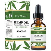 ECO finest Hemp Oil for Pain, Anxiety & Stress Relief,1000mg/5000mg of 100% Natural Sleep Aid Anti Stress Hemp Extract Drops - FDA Approved Organic Hemp Seed Oil Supplements