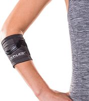 DonJoy Performance TRIZONE Compression Sleeve: Tennis/Golfers Elbow Support, Black, Medium