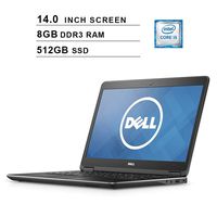 Dell Latitude E7440 Ultrabook 14-Inch Premium Business Laptop, Intel Dual Core i5-4310U up to 3.0GHz, Intel HD 4400, 8GB DDR3 RAM, 512GB SSD USB, USB, HDMI, WiFi, Windows 10 Pro (Renewed)