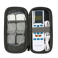 co2crea Hard Travel Case for FDA Cleared OTC HealthmateForever YK15AB TENS Unit Electronic Pulse Massager Tennis Elbow (Size S)