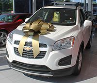 30" Magnetic Car Bow - Made in USA (Gold)