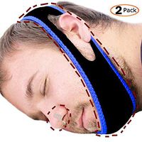 Anti Snoring Chin Strap, MUMAX 2pcs Anti Snoring Devices Adjustable Snoring Solution Chin Strap and Silicone Natural Anti Snoring Nose Best Sleep Aid Set for Adult Women Men Kids