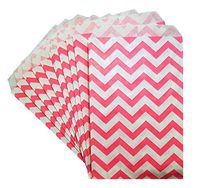 100 pcs Merchandise Gift Bags Shopping Sales Tote Bags (8.5" x 11", Pink)