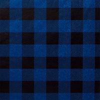 Lumberjack Plaid Tissue Paper - 20" X 30" - Royal/Black - Package 240