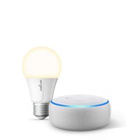 Echo Dot (3rd Gen) Sandstone Bundle with Sengled Wi-Fi Smart Bulb