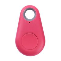 Weite Anti-Lost Theft Device Alarm Bluetooth Remote GPS Tracker Child Pet Bag Wallet Key Finder Phone Box (Hot Pink)