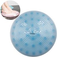 Foot Brush Massager SOLIFEGOBLE | Non Slip Shower Mats Bath Tub Mat Suction Cups | Lazy Foot Acupressure Silicone Pad | Foot Cleaner Exfoliator Pads