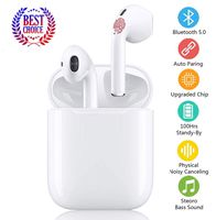 Wireless Earbuds 5.0 Bluetooth Headset in-Ear Stereo Wireless Headset with Microphone Dual Channel Call, one-Step Matching, Super Simple Pairing