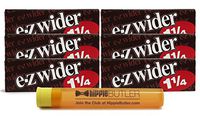 E-Z Wider 1 1/4 Rolling Papers (6 Packs) with Hippie Butler KewlTube