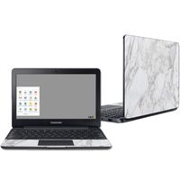 Mightyskins Skin Compatible with Samsung Chromebook 3 11.6" - Frost Marble | Protective, Durable, and Unique Vinyl Decal Wrap Cover | Easy to Apply, Remove, and Change Styles | Made in The USA