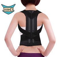 Adjustable Posture Corrector Brace Back Support Belt - Stops Bad Posture, Rounded Shoulders - Clavicle Brace Improves Alignment with Back Pain Relief - 28-49 in (XL)