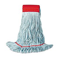 Boardwalk 402BL Mop Head, Premium Standard Head, Cotton/Rayon Fiber, Medium, Blue (Case of 12)