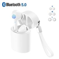 Wireless Earbuds Bluetooth 5.0 Earphones with Charging Case Waterproof TWS Stereo Headphones In-Ear Built-in Mic Headset Premium Sound with Deep Bass for Sport Noise Reduction Cancelling Long Playtime
