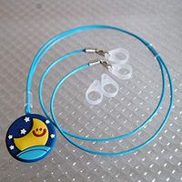 BTE Hearing Aids Protection & Security Clip Anti-Lost Cord Portable Hang Rope(Colorful) (Blue)