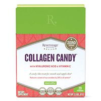 Reserveage, Collagen Candy to Support Healthy Skin and Nails and Promote Collagen and Elastin Production, Paleo and Keto, Sour Apple, 2.3 Ounces (20 Servings)