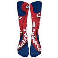 U3JD9D octopus Elasticity Softball Ventilate Spandex Over the Calf Socks Long Knee High Socks Stockings