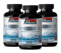 Bladder Ease - Water Away Natural Diuretic Complex - Paprika, Potassium - 3 Bottles 180 Capsules