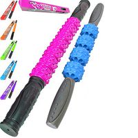 The Muscle Stick Roller His & Her Combo | Massage Roller for Runners & Athletes | Muscle Roller Stick"Life-Proof" Strong Full Stainless Steel Core, ABS Plastic, Premium Rubber Handles