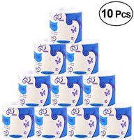 Silky & Smooth Soft Professional Series Premium 3-Ply Toilet Paper, Home Kitchen Toilet Tissue, Highly Absorbent Hand Paper Towels for Daily Use, 10 Rolls (White)
