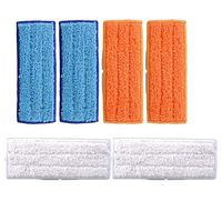 VideoPUP Replacement Reusable Mopping Pads Pack of 6 Compatible with Irobot Braava Jet 240 241（2 Wet Mop Pads 2 Slightly Wet Mop Pads and 2 Dry Sweep Pads）