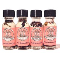 Four Elemental Oils Set Hoodoo Voodoo Wicca Pagan Conjure