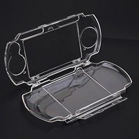 Whitelotous Protector Clear Clip on Crystal Travel Carry Hard Cover Case for Sony PSP 2000 3000