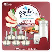 Glade PlugIns Refills Air Freshener Starter Kit, Scented Oil for Home and Bathroom, Hawaiian Breeze, 3.35 Fl Oz, 1 Warmer + 5 Refills