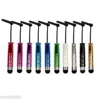 10 Multicolor Small Mini Capacitive Stylus Touch Screen Colored Pen For Apple iPhone, iPad, Samsung, HTC, Galaxy