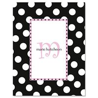 Leeza Initial Personalized Note Cards (Set of 12 Cards with White Envelopes)