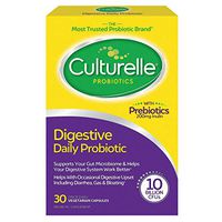 Culturelle Daily Probiotic, 30 count Digestive Health Capsules | Works Naturally with Your Body to Keep Digestive System in Balance* | With the Proven Effective Probiotic† | Packaging May Vary