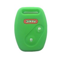 Green Silicone Rubber Keyless Entry Remote Key Fob Case Skin Cover Protector for Honda 2+1 Buttons
