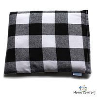 Microwaveable Heating Pad (Black Plaid)