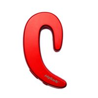 Bluetooth Headset Wireless Bluetooth Earbuds with noised Reduced HD Microphone 8h Playtime Hand Free Calling for iPhone Android Cell Phone PC, Instead of Bone Conduction Headset(1 Pcs Red)