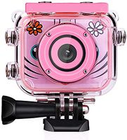 Smyidel Kids Digital Camera,1080P Supported Waterproof Video Camera Mini 2 Inch Screen Best Gift for Kids (Pink)
