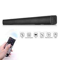 Sound Bar, HYASIA TV Sound Bar with Built-in Subwoofer, Wired and Wireless Bluetooth Sound Bar for TV, Surround Sound System for Home Theater, Optical/Aux/USB/TF Input, Remote Control, Wall Mountable